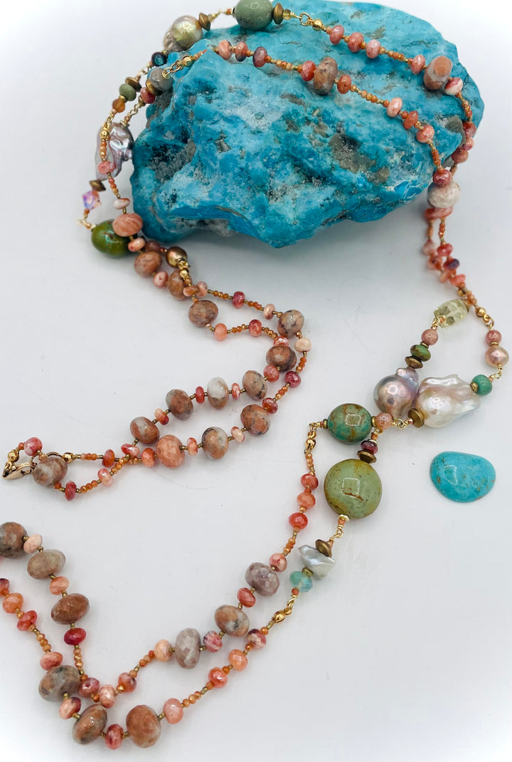 Carnelian Wrap Necklace