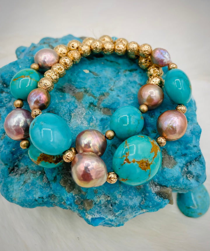 Kingman & Pearl Gold Set