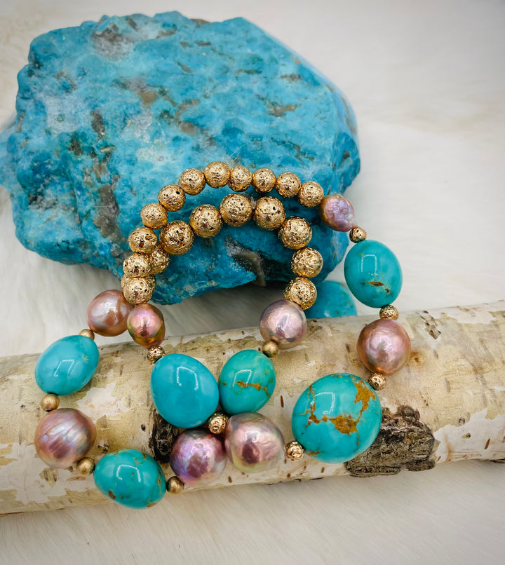 Kingman & Pearl Gold Set