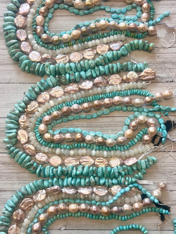 Campitos Turquoise and Pearl Collection  *SOLD*