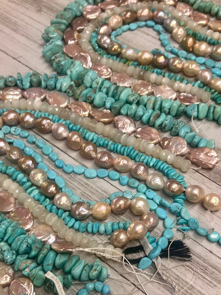 Campitos Turquoise and Pearl Collection  *SOLD*