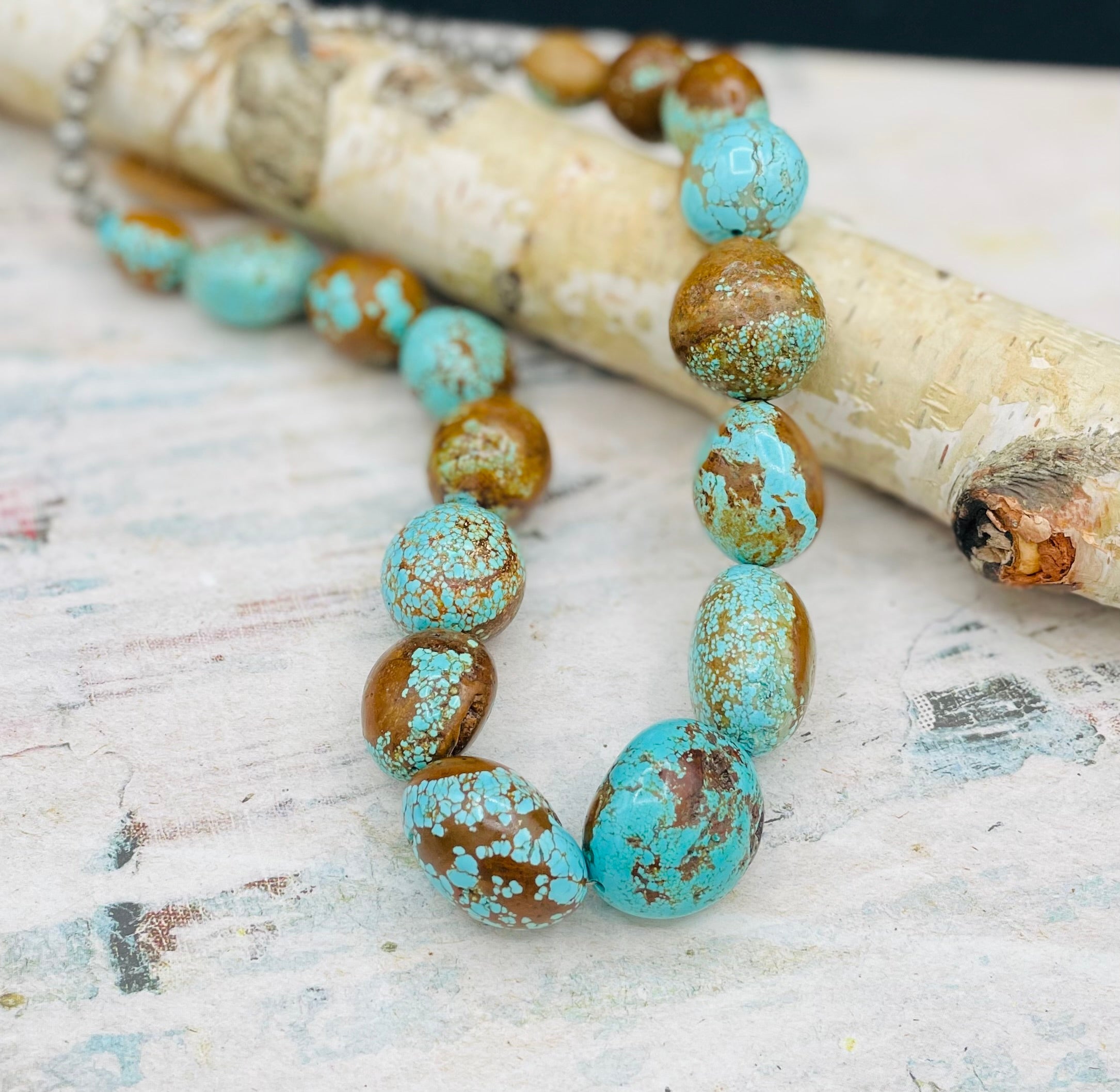 Number 8 turquoise necklace