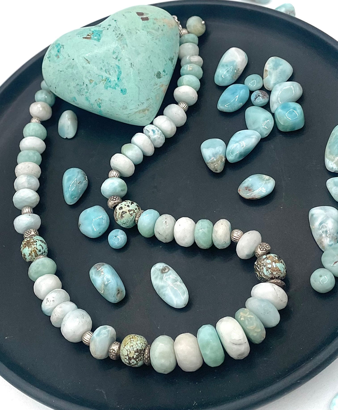 Natural (No Stabilization) Turquoise & Larimar