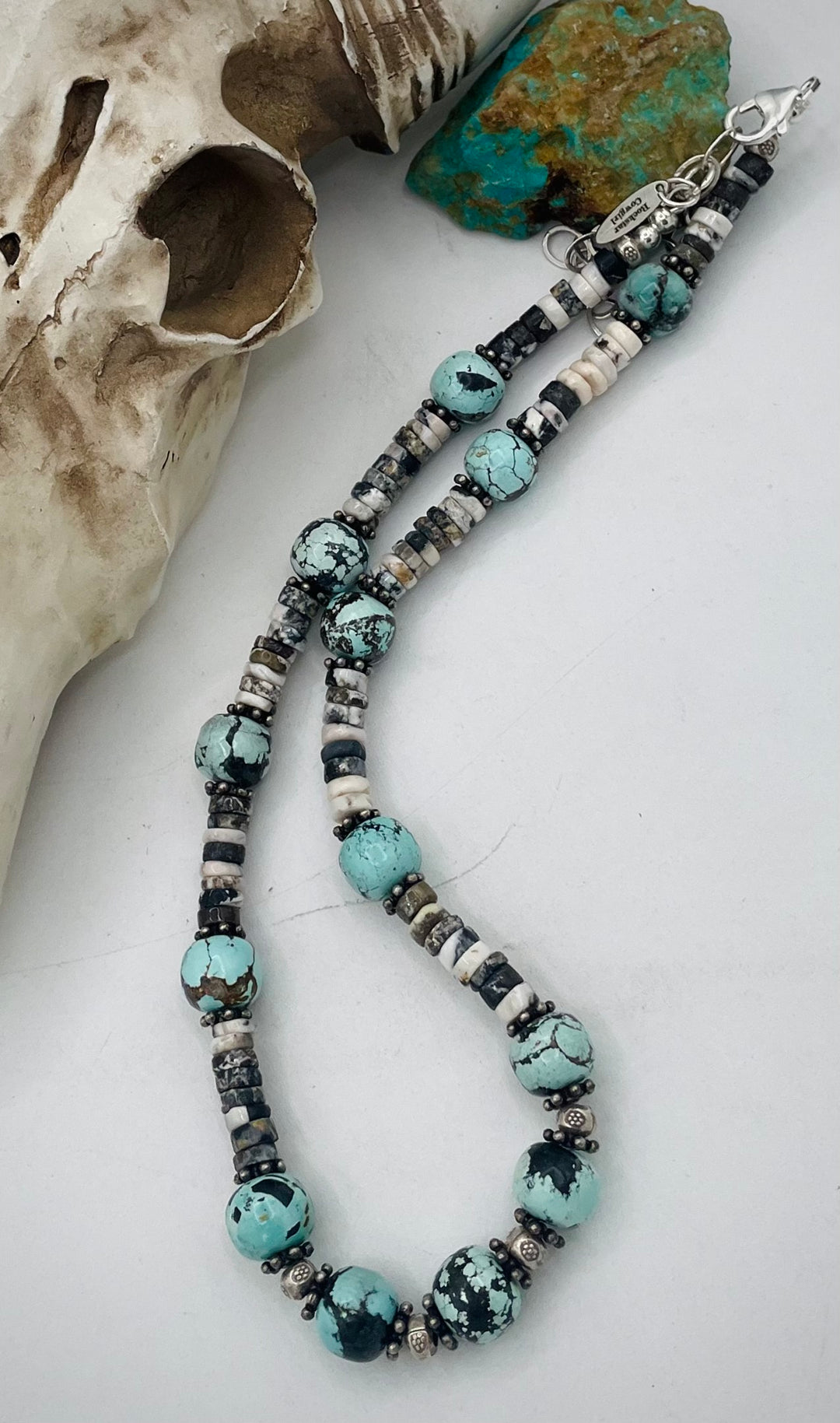 Natural Turquoise (No Stabilization) & White Buffalo #4