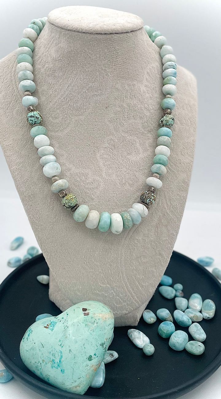 Natural (No Stabilization) Turquoise & Larimar
