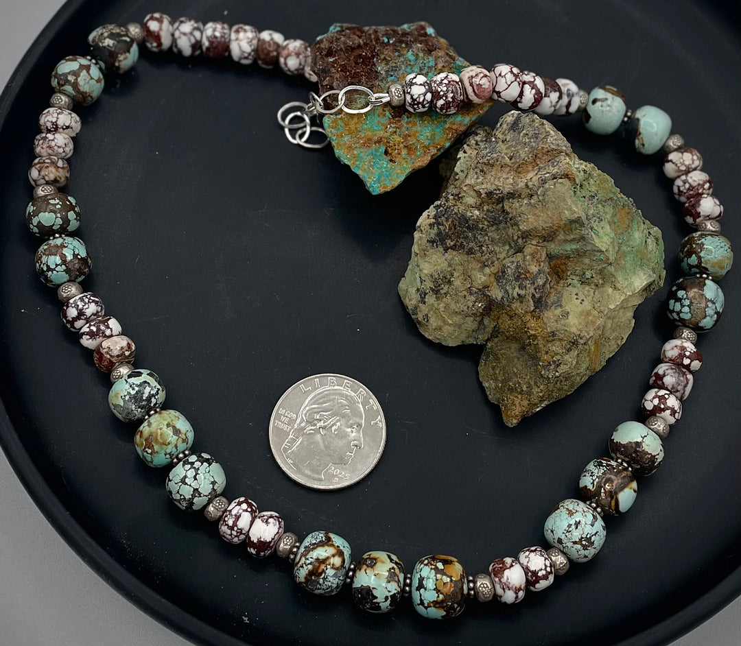 Natural Turquoise (No Stabilization) & Wild Horse Magnesite