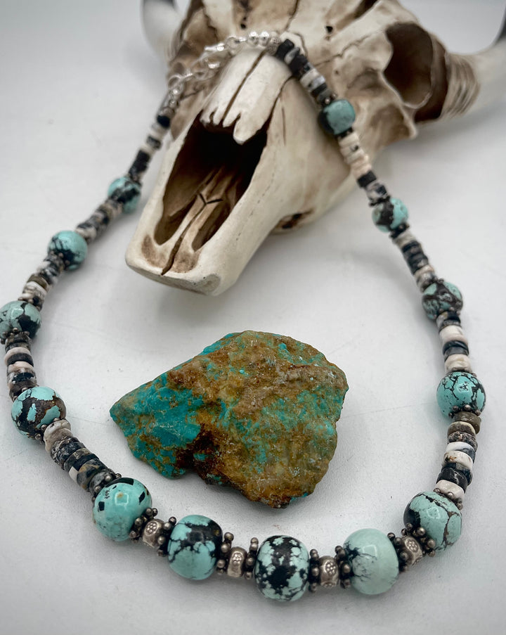 Natural Turquoise (No Stabilization) & White Buffalo #4