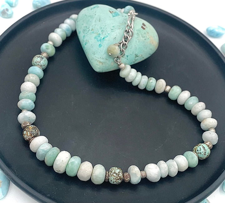 Natural (No Stabilization) Turquoise & Larimar