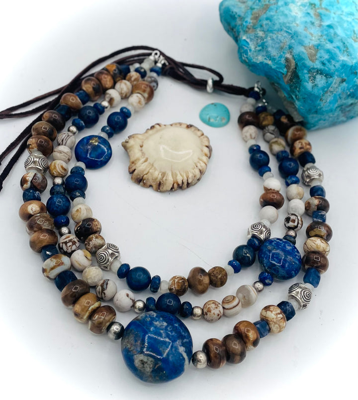 Lapis & Crazy Lace Nest