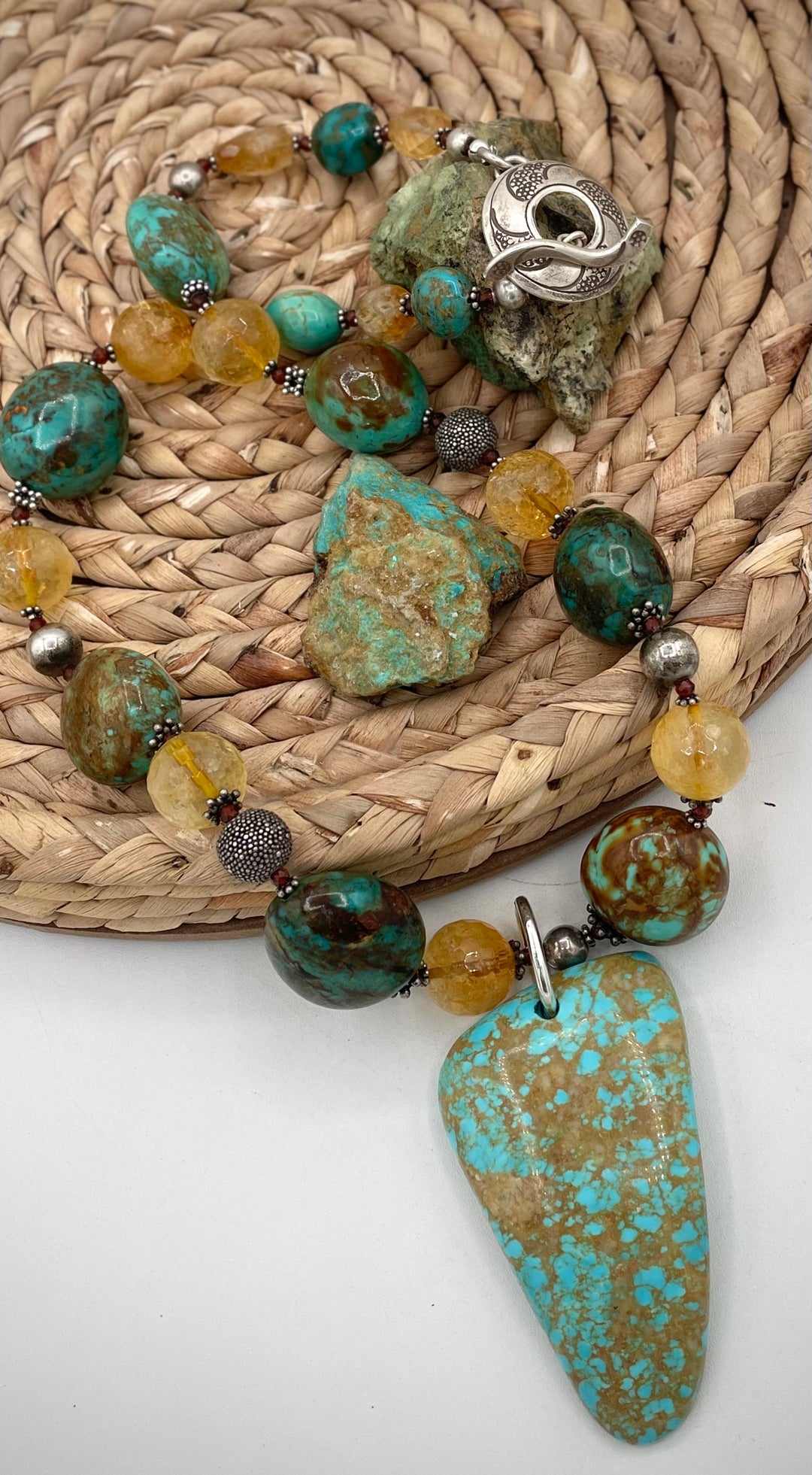 Elisa Turquoise In Citrine