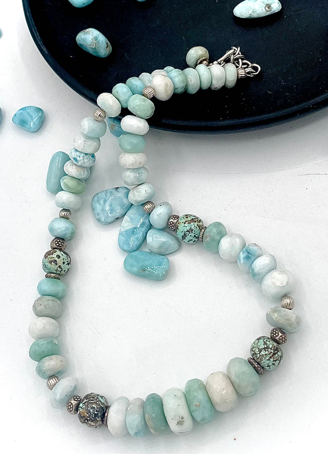 Natural (No Stabilization) Turquoise & Larimar