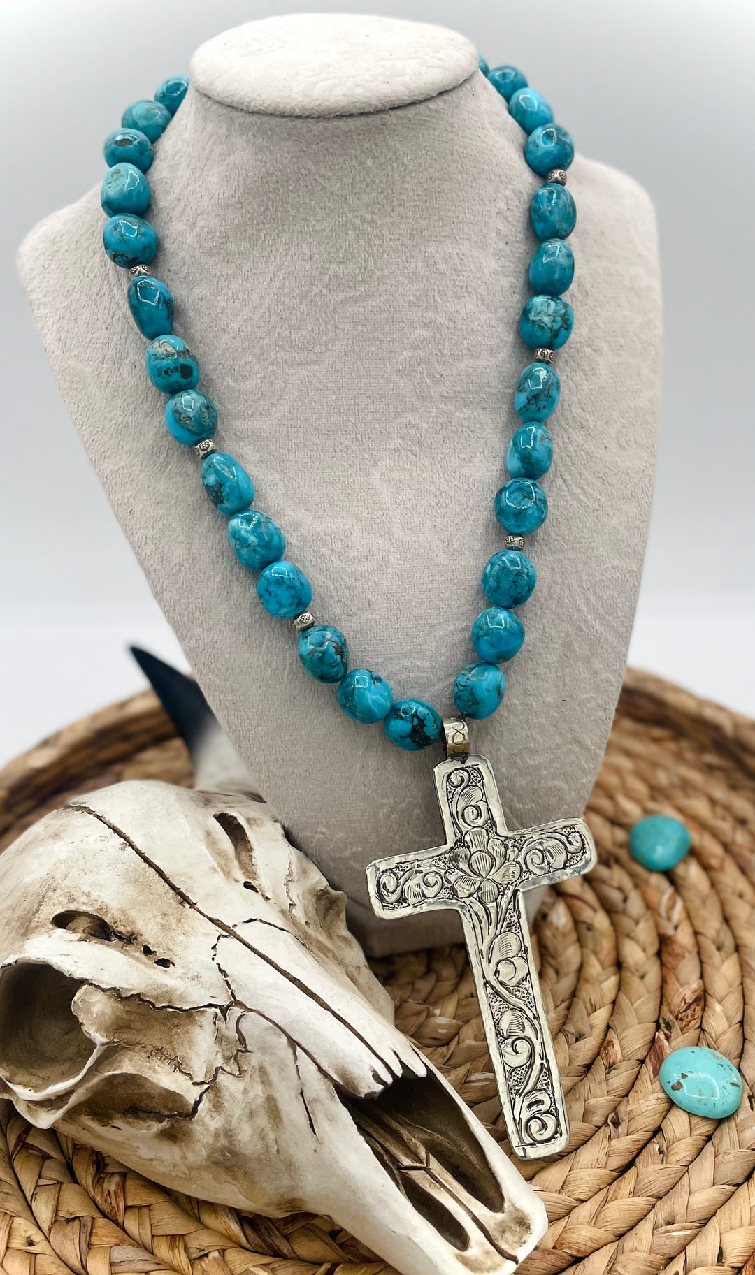 Turquoise Cowgirl Cross