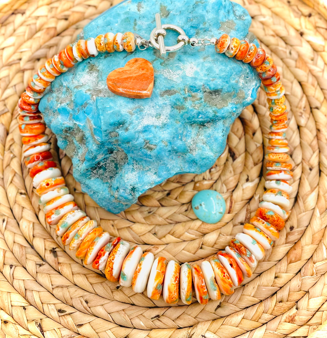 Graduated Spiny Oyster & Turquoise