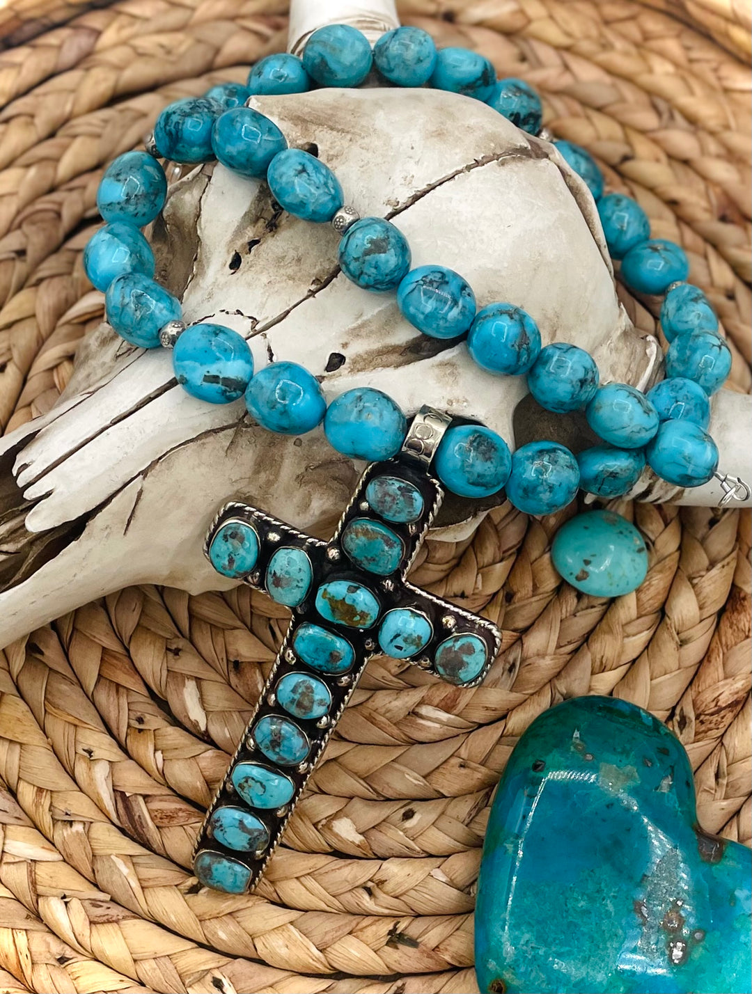Turquoise Cowgirl Cross