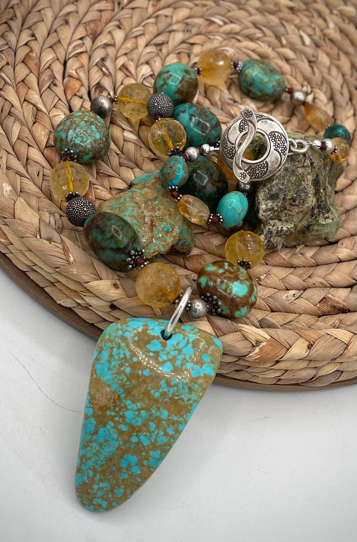 Elisa Turquoise In Citrine