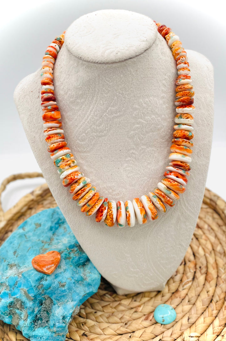 Graduated Spiny Oyster & Turquoise