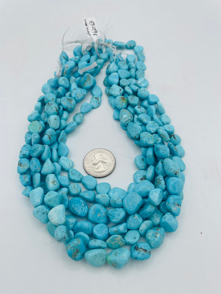 Alacran Turquoise nuggets 6 strands 155 grams