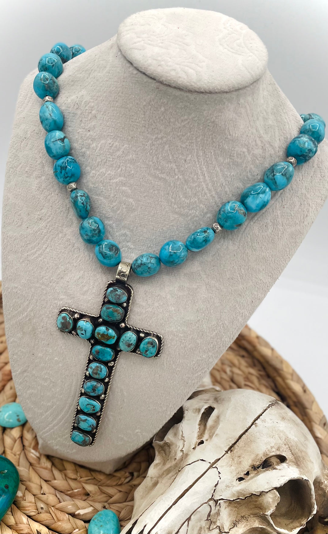 Turquoise Cowgirl Cross