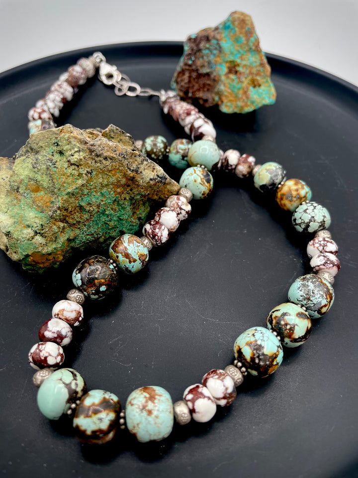 Natural Turquoise (No Stabilization) & Wild Horse Magnesite