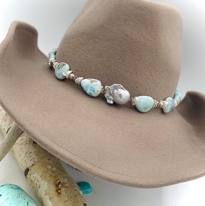 Larimar Hatband