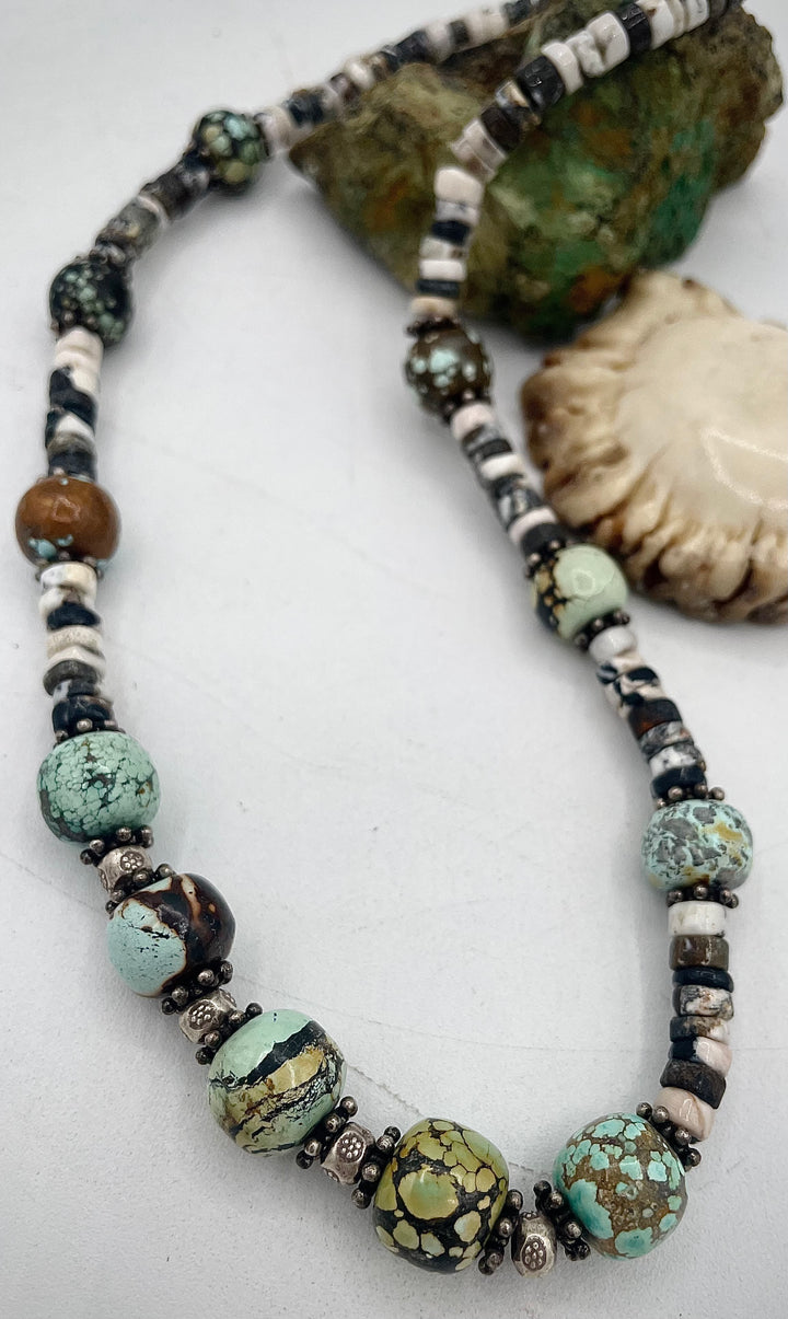 Natural Turquoise ( No Stabilization) & White Buffalo #3