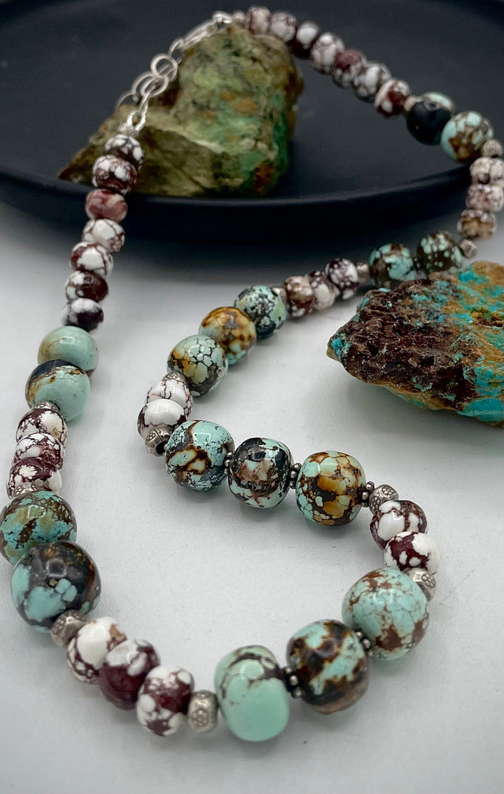 Natural Turquoise (No Stabilization) & Wild Horse Magnesite