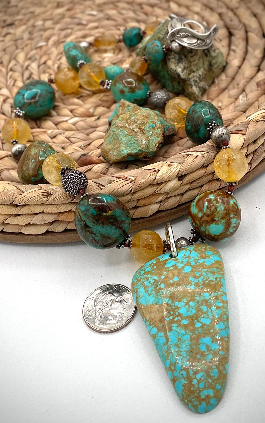 Elisa Turquoise In Citrine