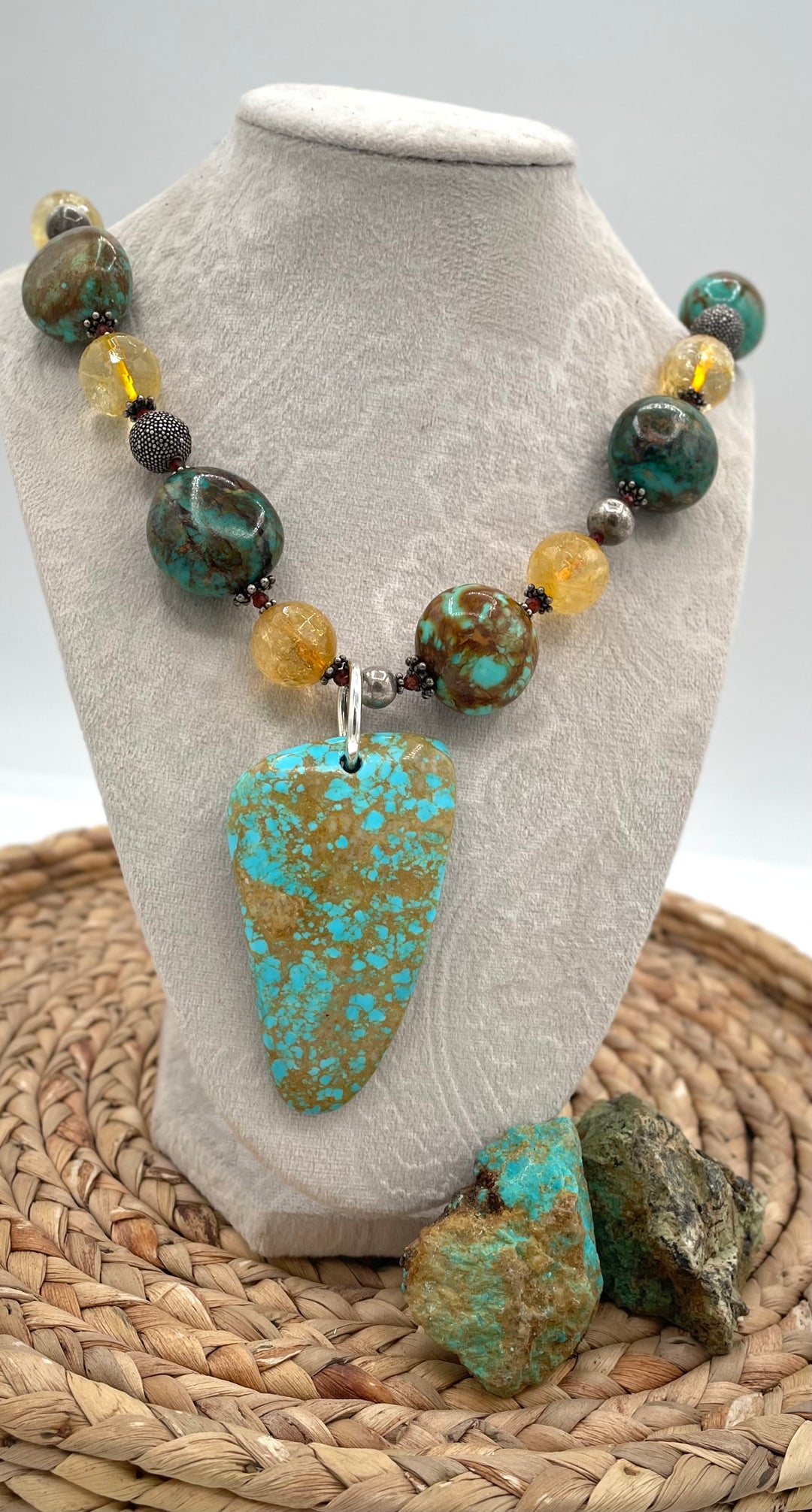 Elisa Turquoise In Citrine