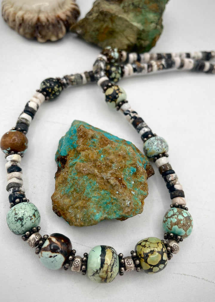 Natural Turquoise ( No Stabilization) & White Buffalo #3