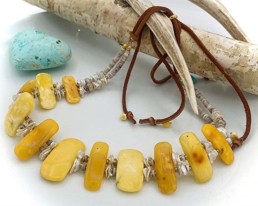 Yellow Amber Hatband