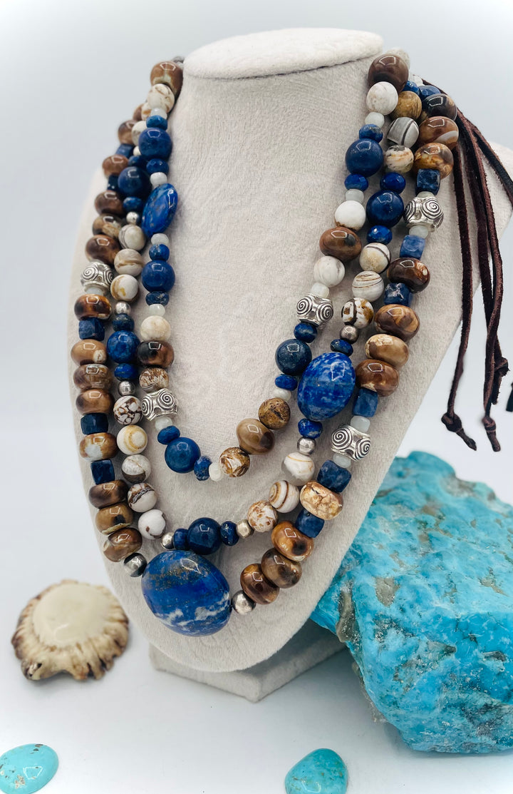 Lapis & Crazy Lace Nest