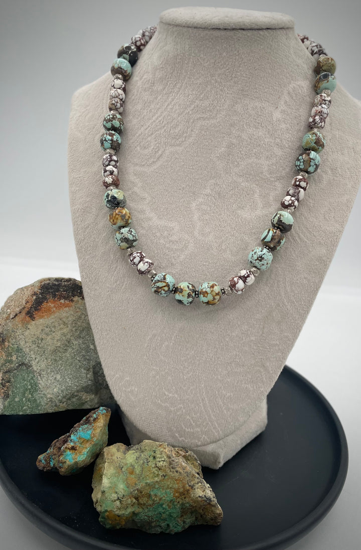 Natural Turquoise (No Stabilization) & Wild Horse Magnesite