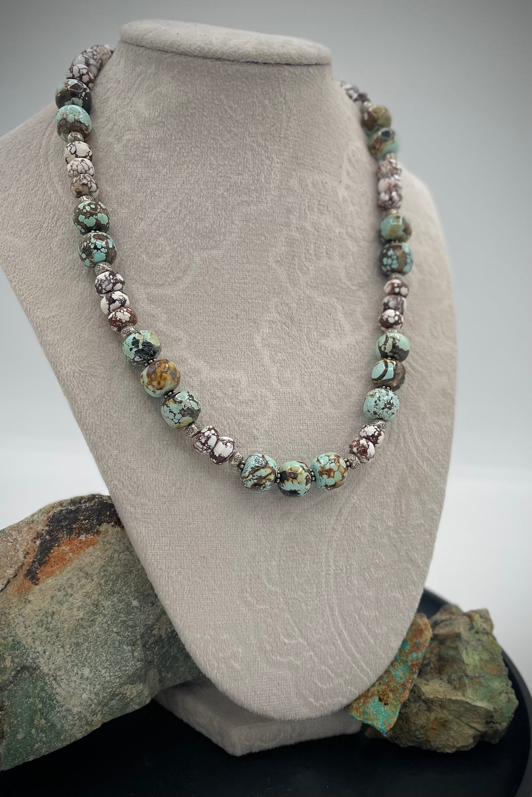 Natural Turquoise (No Stabilization) & Wild Horse Magnesite