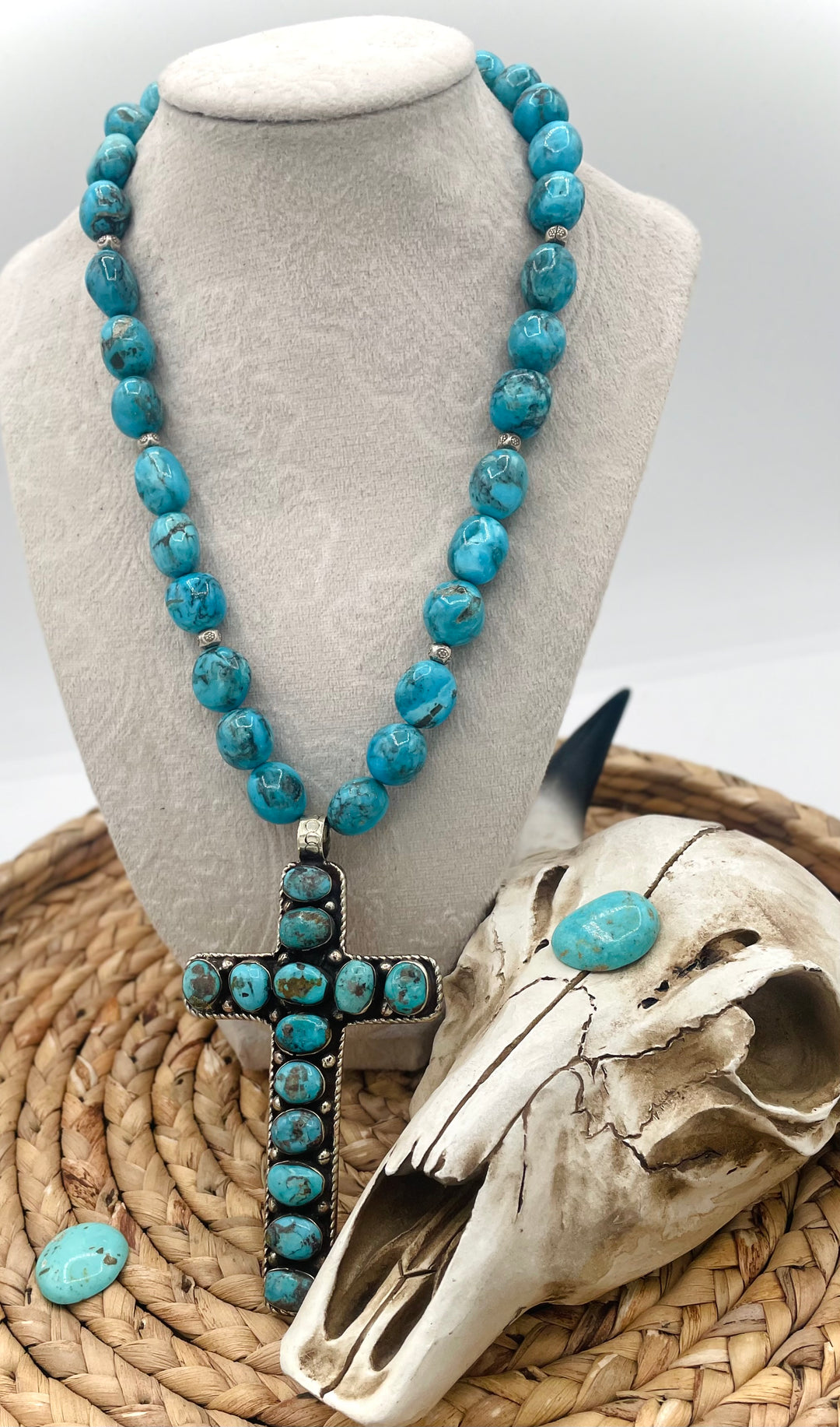 Turquoise Cowgirl Cross