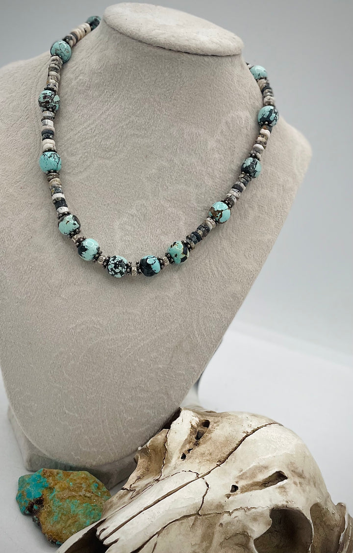 Natural Turquoise (No Stabilization) & White Buffalo #4