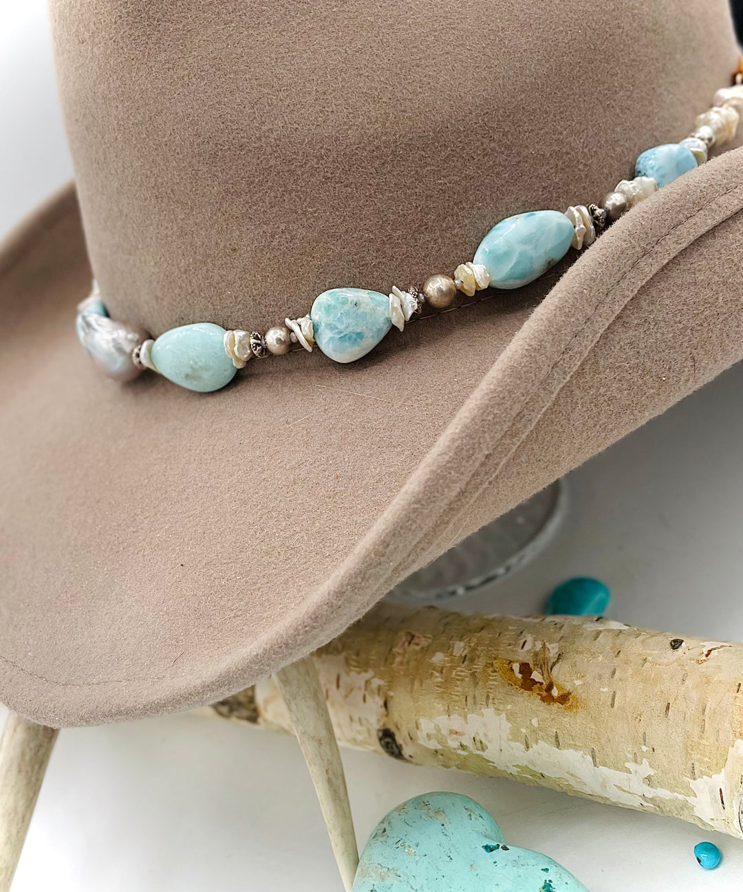 Larimar Hatband