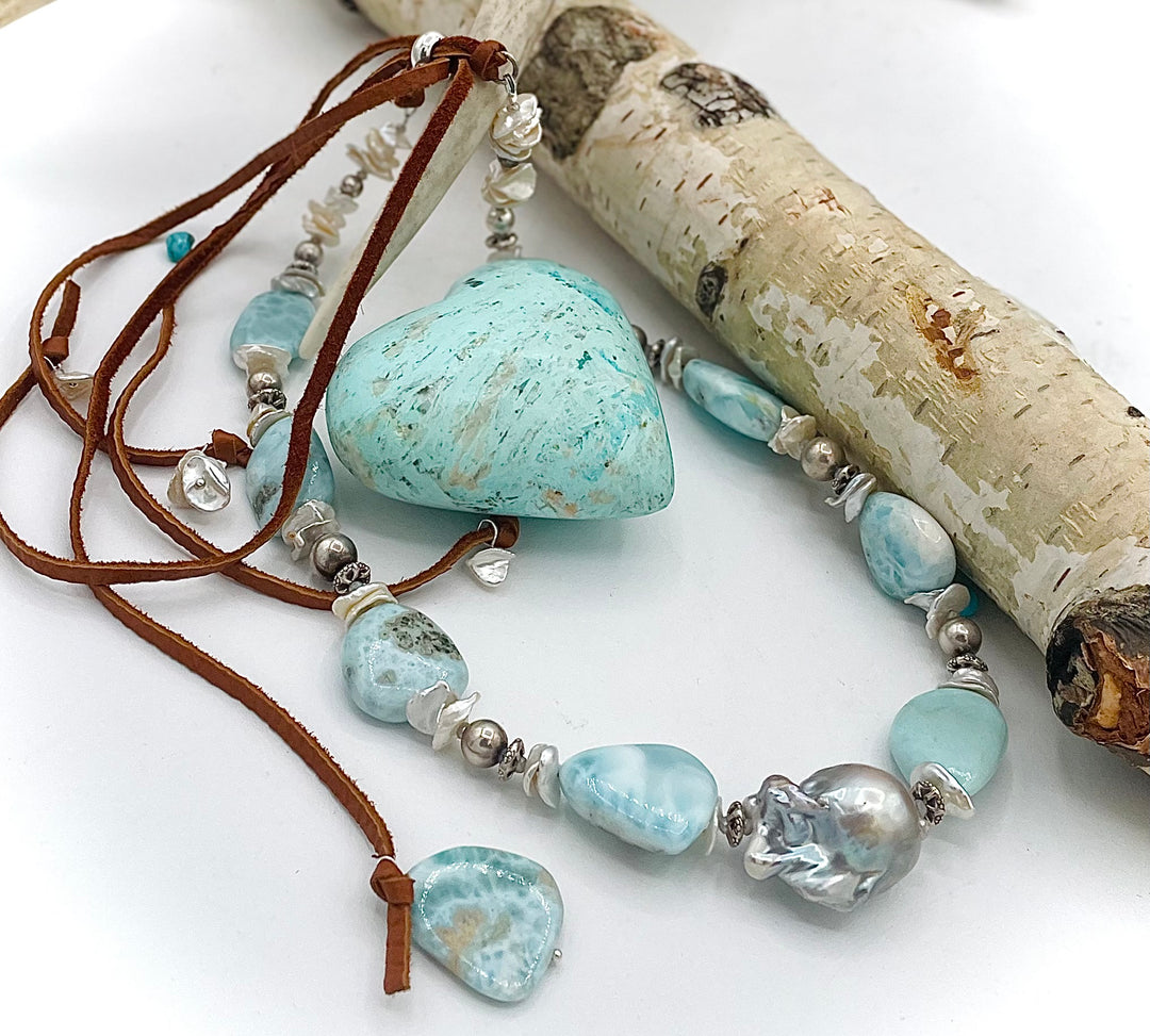 Larimar Hatband