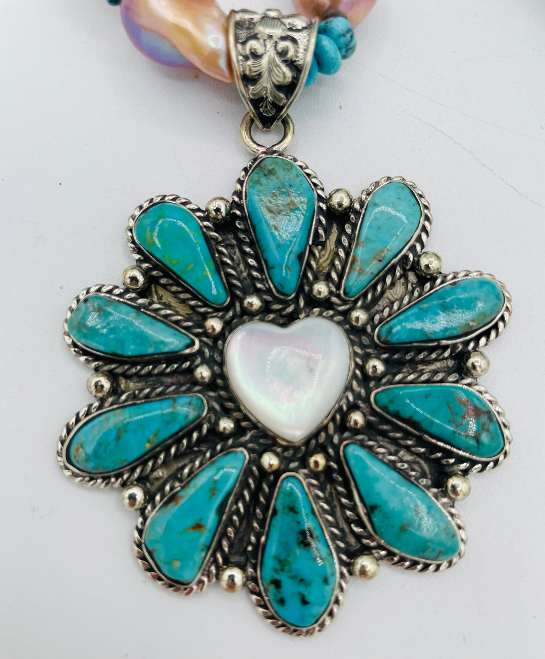 Turquoise & Pearl Love
