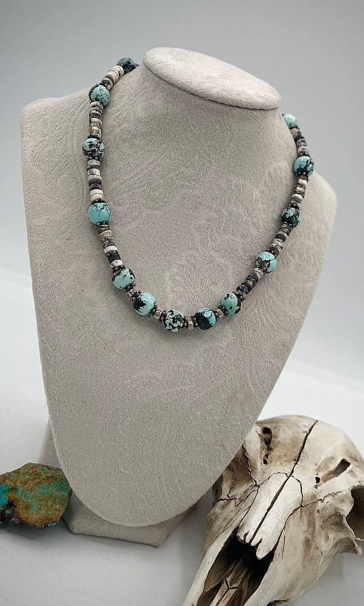 Natural Turquoise (No Stabilization) & White Buffalo #4