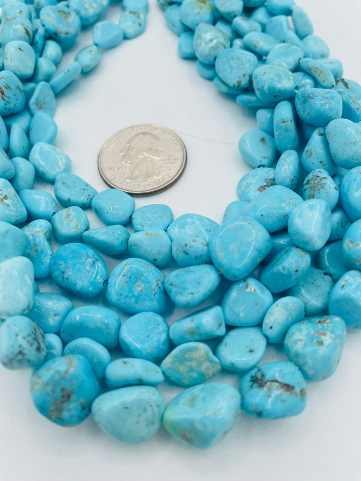 Alacran Turquoise nuggets 6 strands 155 grams