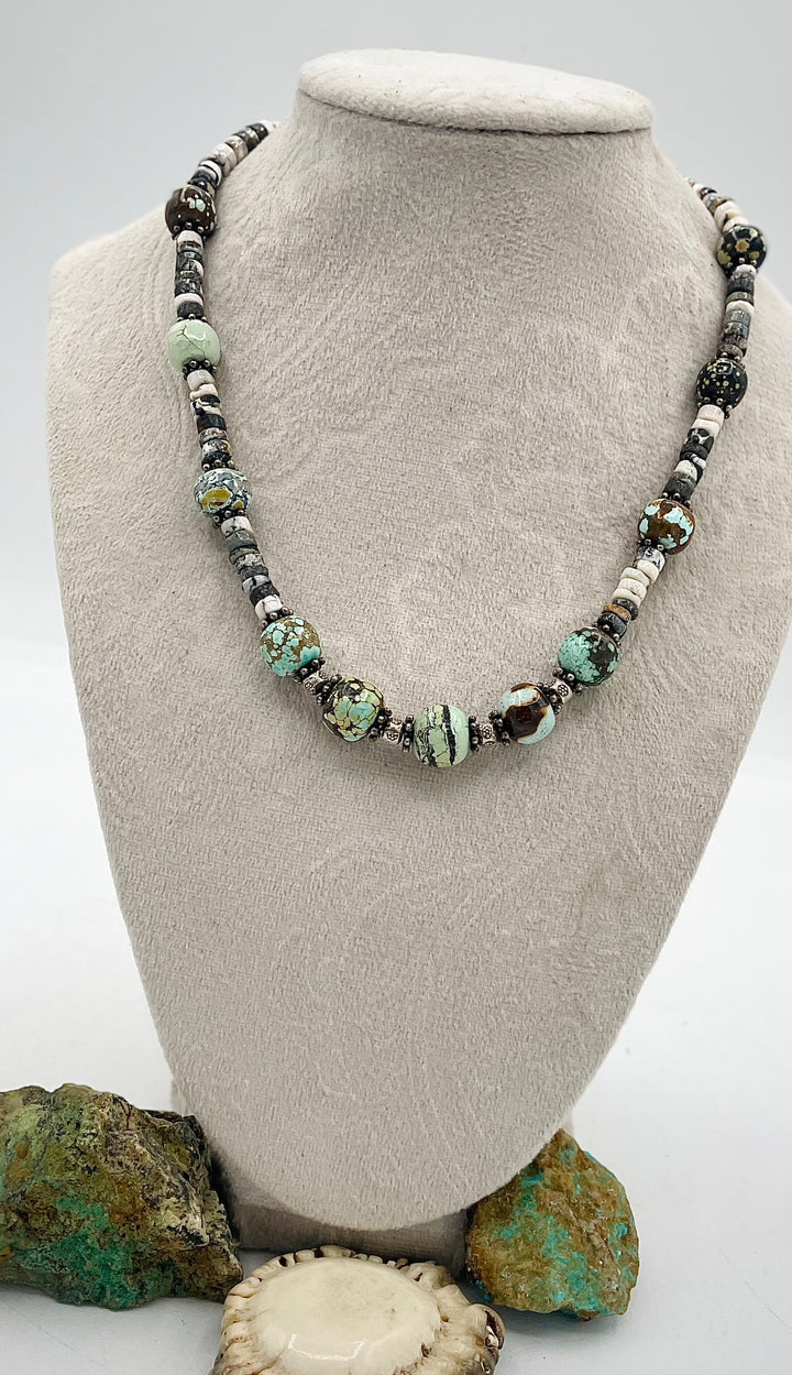 Natural Turquoise ( No Stabilization) & White Buffalo #3