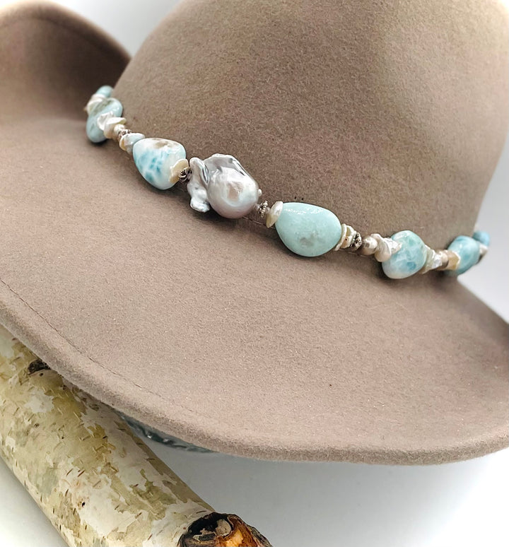 Larimar Hatband