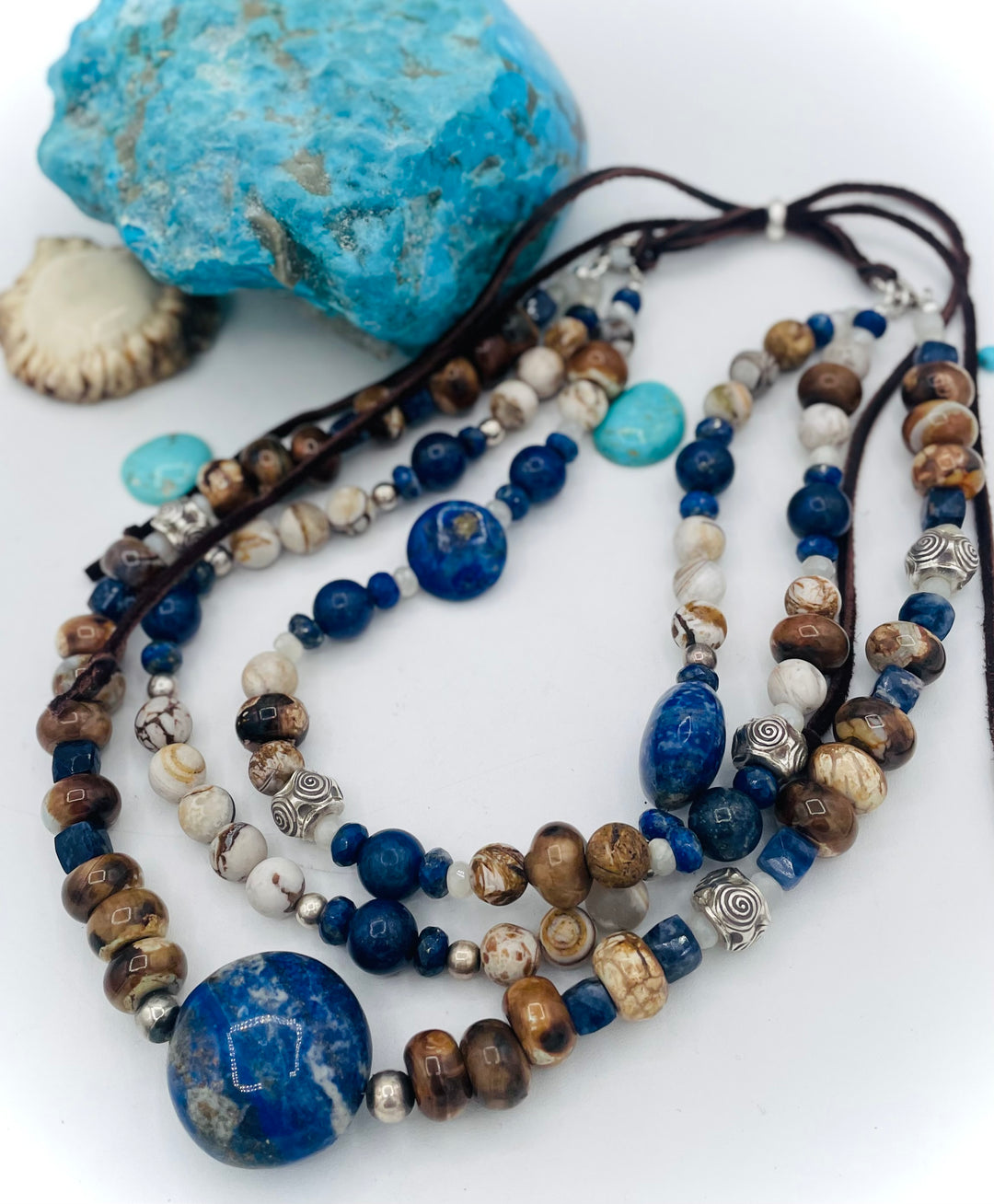 Lapis & Crazy Lace Nest