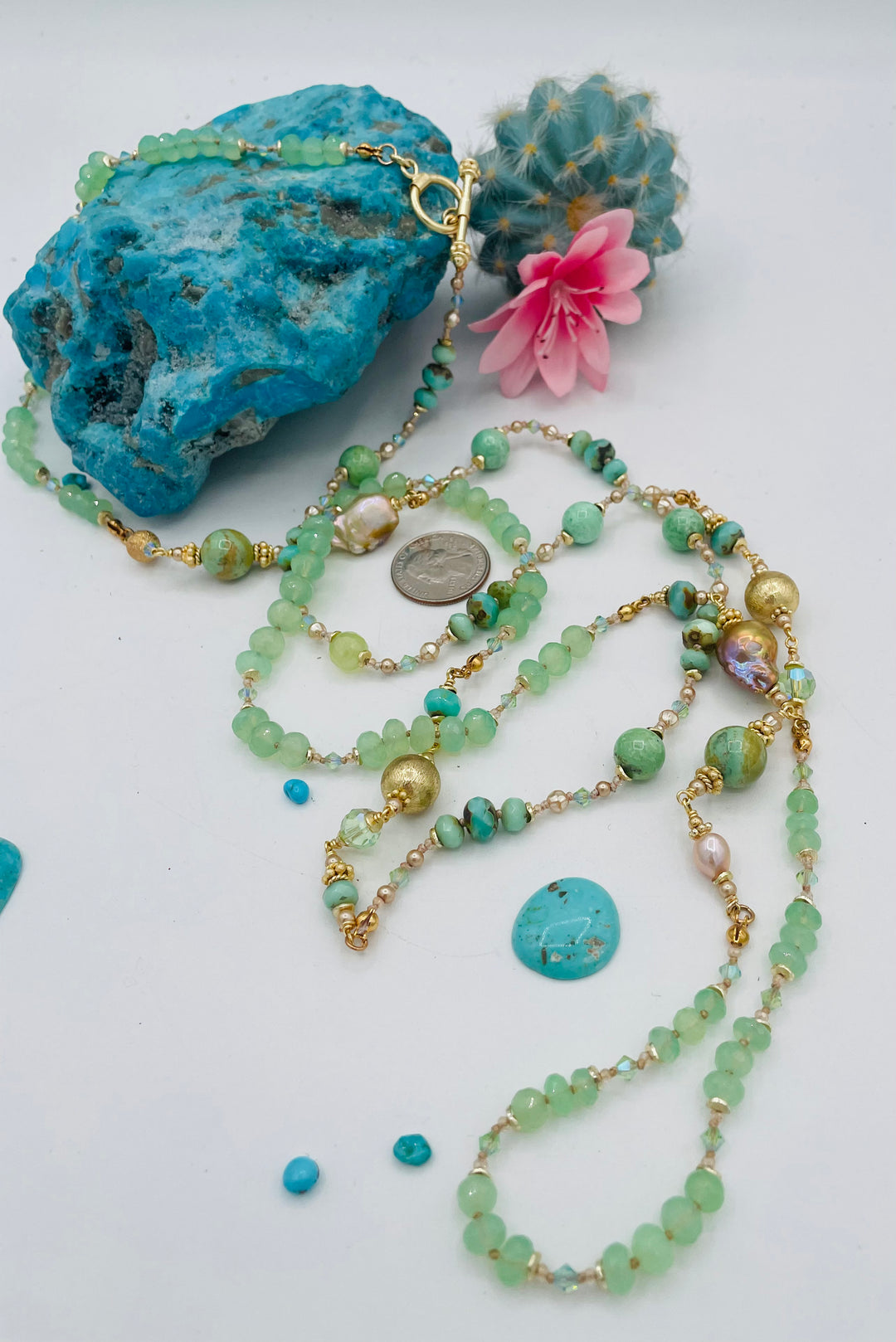 Chalcedony Treasure Necklace