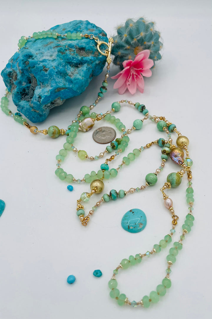 Chalcedony Treasure Necklace
