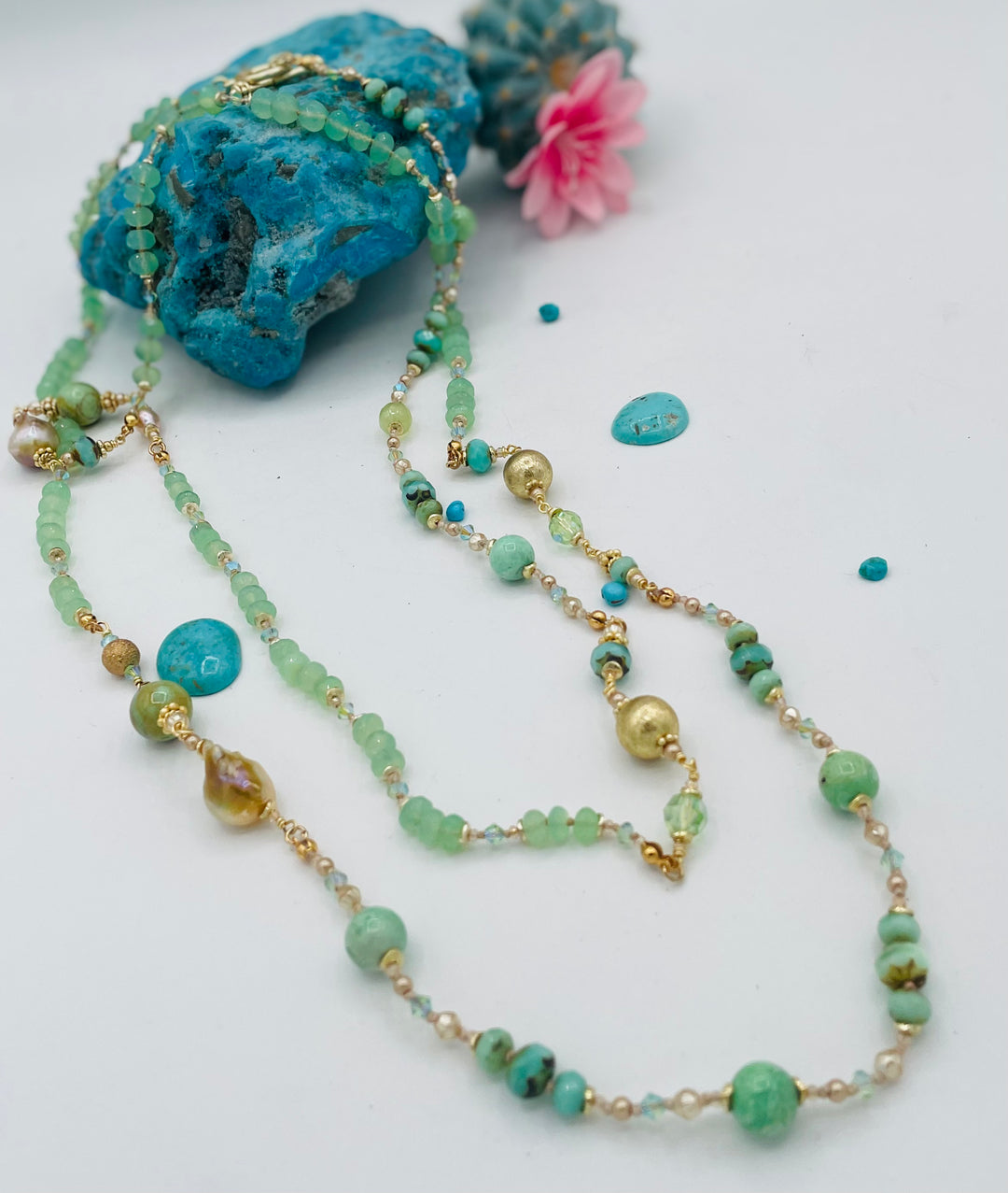 Chalcedony Treasure Necklace