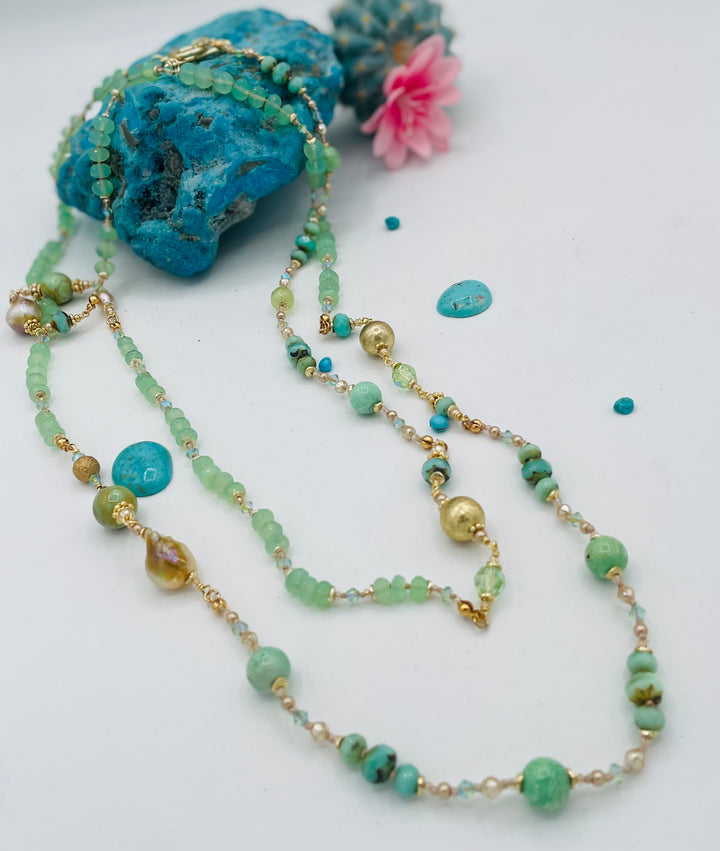 Chalcedony Treasure Necklace