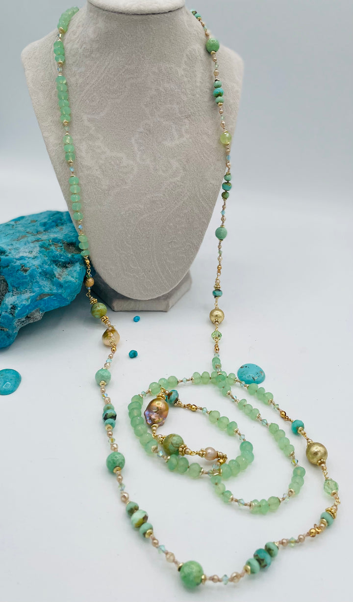Chalcedony Treasure Necklace