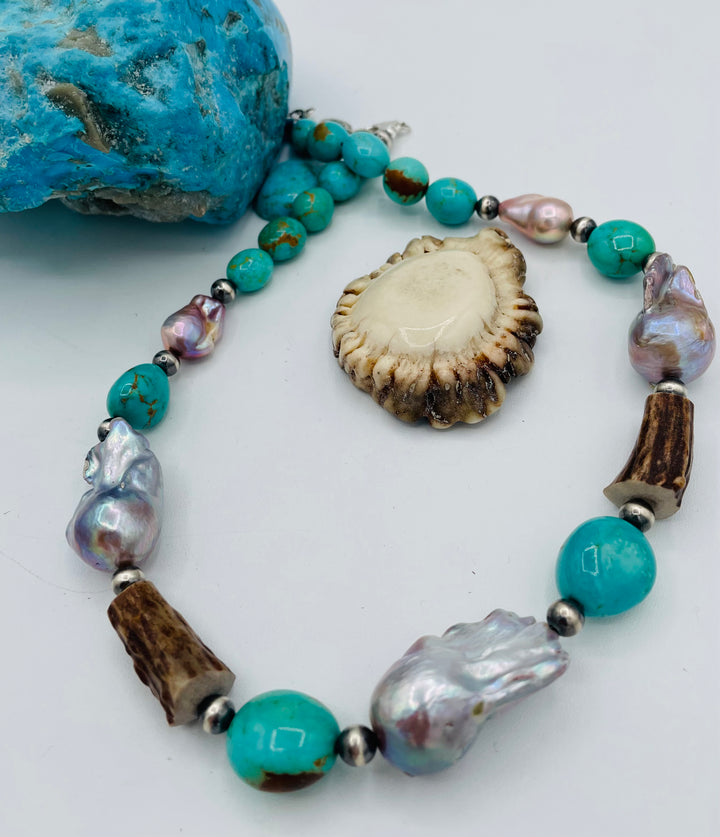 Flame Ball Pearls & Antler
