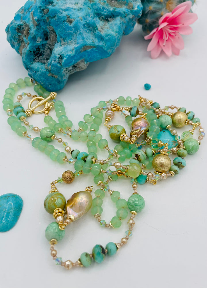 Chalcedony Treasure Necklace